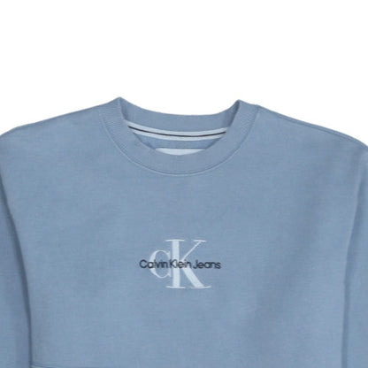Mens UK Size S Calvin Klein Jeans Blue Pullover Sweatshirt