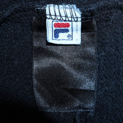 Mens UK Size L FILA Black Pullover Hoodie