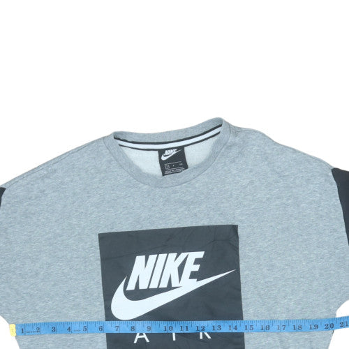 Mens UK Size S Nike Grey Pullover Sweatshirt