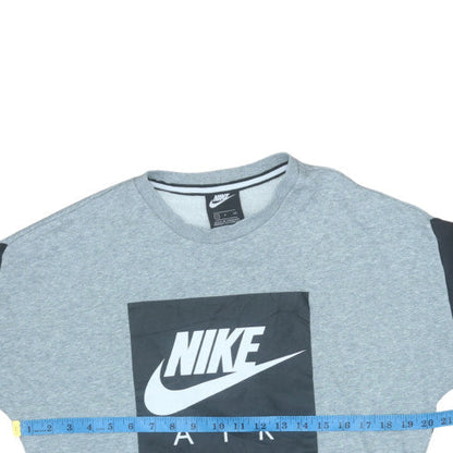 Mens UK Size S Nike Grey Pullover Sweatshirt