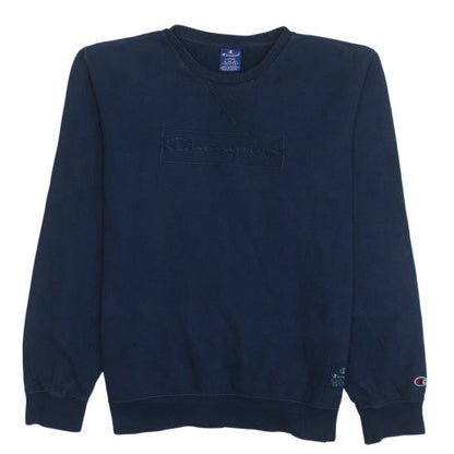Mens UK Size L Champion Blue Pullover Sweatshirt