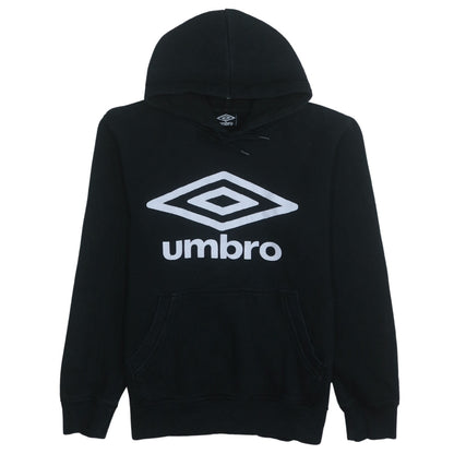 Mens UK Size S Umbro Black Pullover Hoodie