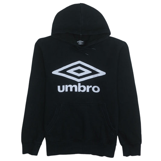 Mens UK Size S Umbro Black Pullover Hoodie