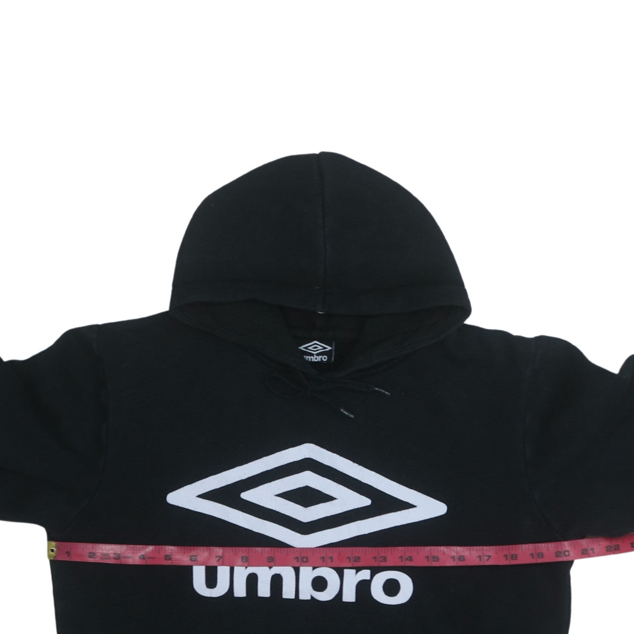 Mens UK Size S Umbro Black Pullover Hoodie