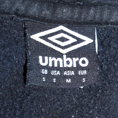 Mens UK Size S Umbro Black Pullover Hoodie