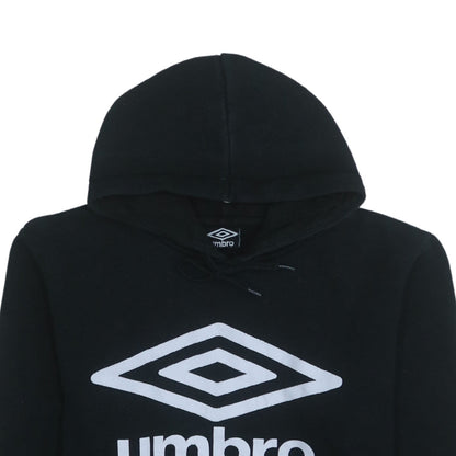 Mens UK Size S Umbro Black Pullover Hoodie