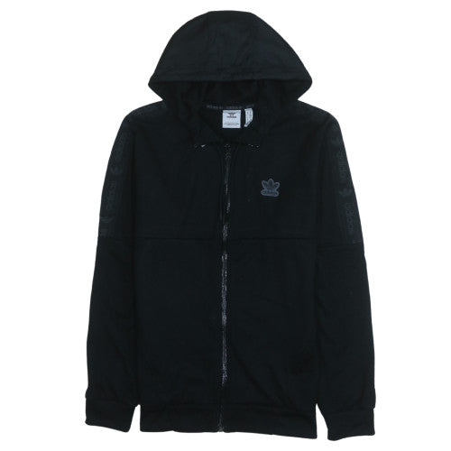 Mens UK Size M Adidas Black Full Zip Hoodie