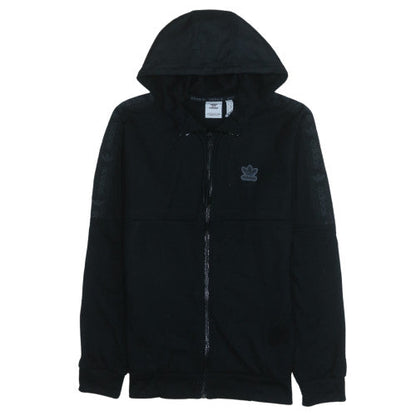 Mens UK Size M Adidas Black Full Zip Hoodie