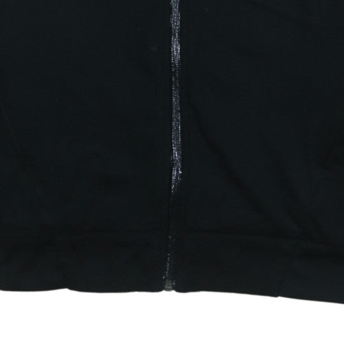 Mens UK Size M Adidas Black Full Zip Hoodie