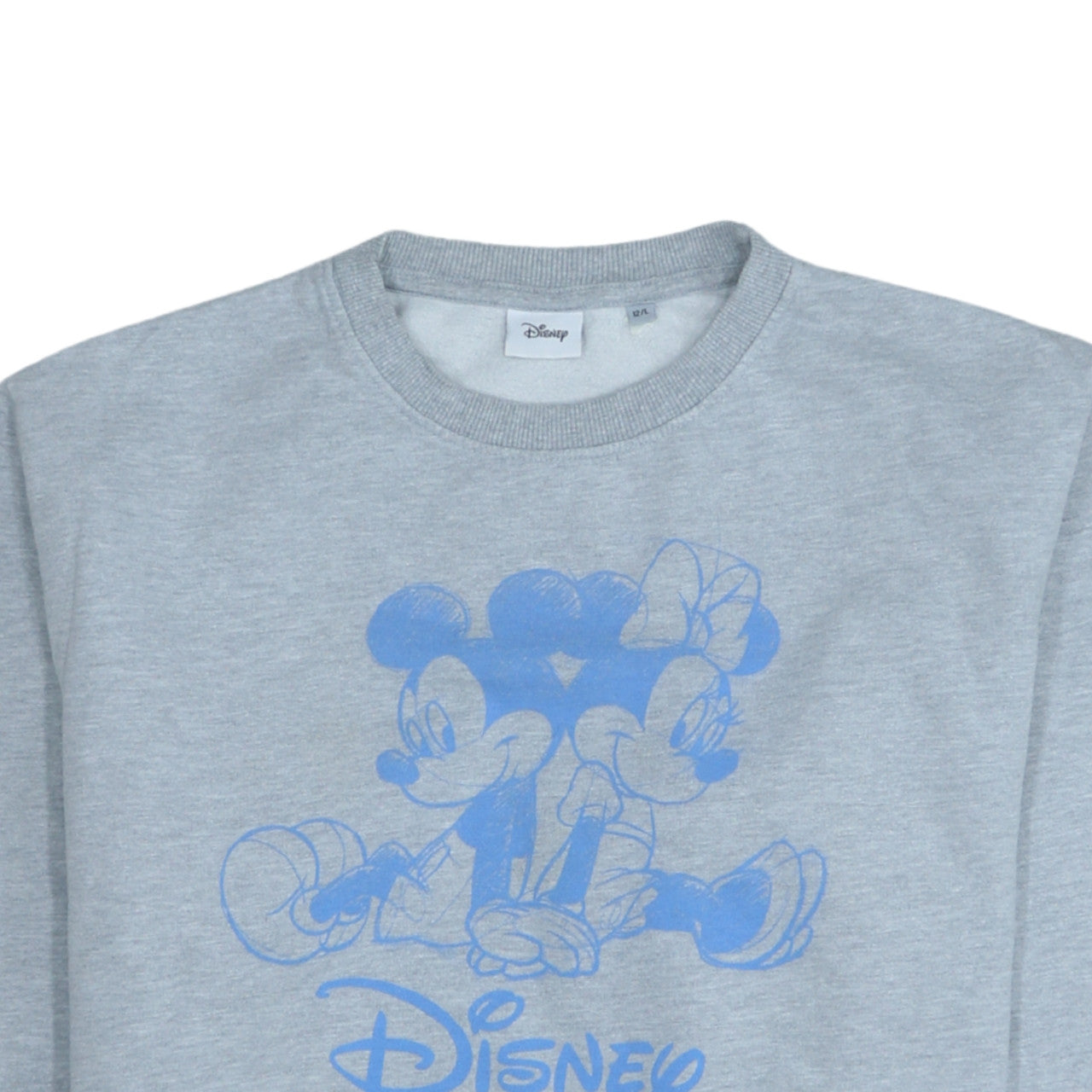 Womens UK Size M Disney Grey Pullover Sweatshirt