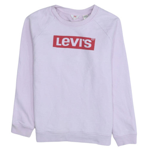 Womens UK Size S Levi's Pink Pullover Sweatshirt