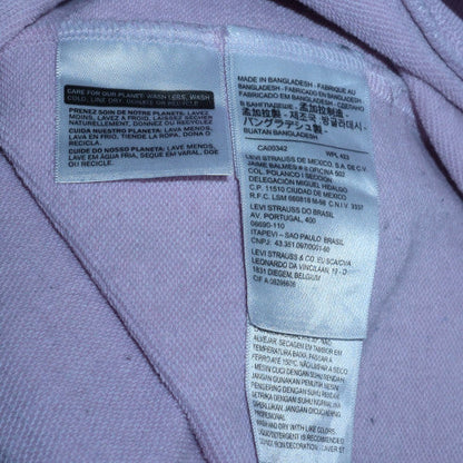 Womens UK Size S Levi's Pink Pullover Sweatshirt