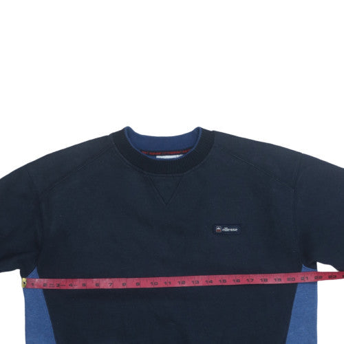 Mens UK Size M Ellesse Blue Pullover Sweatshirt