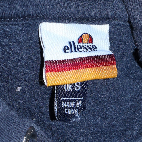 Mens UK Size S Ellesse Blue Pullover Hoodie