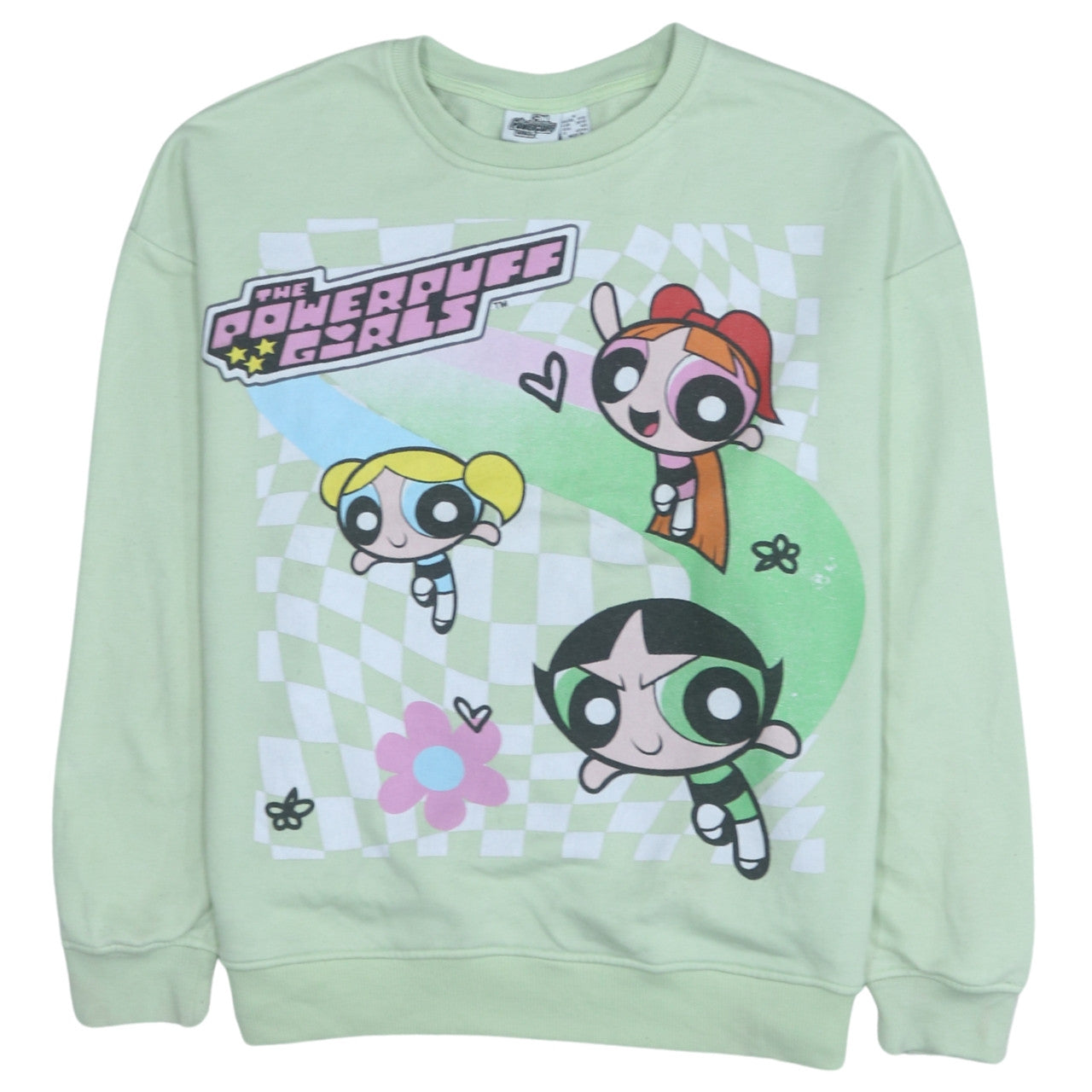 Womens UK Size S Primark Green Pullover Sweatshirt