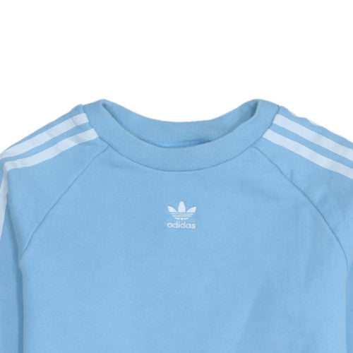 Womens UK Size 8 Adidas Blue Pullover Sweatshirt