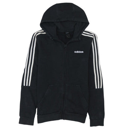 Mens UK Size S adidas Black Full Zip Hoodie
