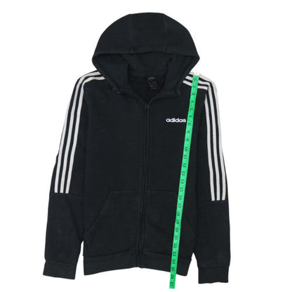 Mens UK Size S adidas Black Full Zip Hoodie