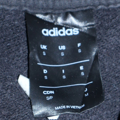 Mens UK Size S adidas Black Full Zip Hoodie