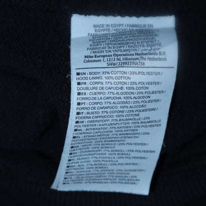 Mens UK Size M Nike Black Pullover Hoodie