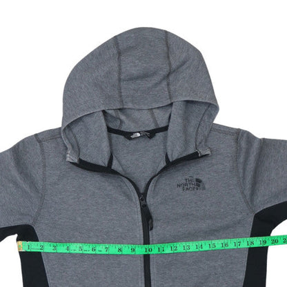 The North Face Boys Grey XL Full Zip Hoodie - Cotton Blend Outdoor Sweatshirt