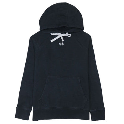 Womens UK Size S Under Armour Black Pullover Hoodie
