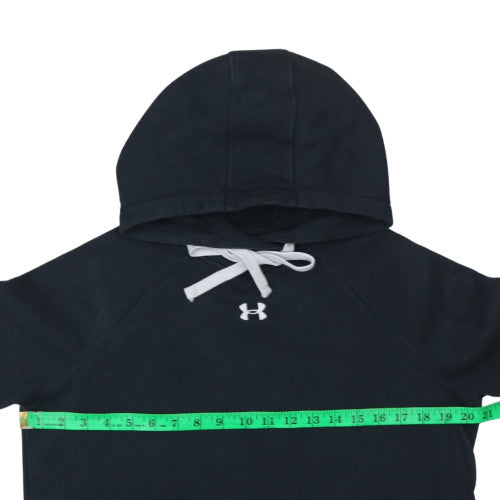 Womens UK Size S Under Armour Black Pullover Hoodie