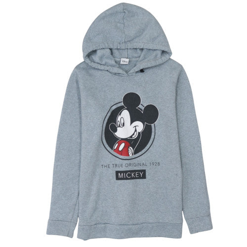 Womens UK Size 10/12 Disney Grey Pullover Hoodie