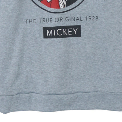 Womens UK Size 10/12 Disney Grey Pullover Hoodie