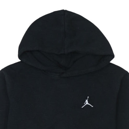 Jordan Boys Black Pullover Hoodie Sweatshirt Size 10-11 Years Fleece Logo