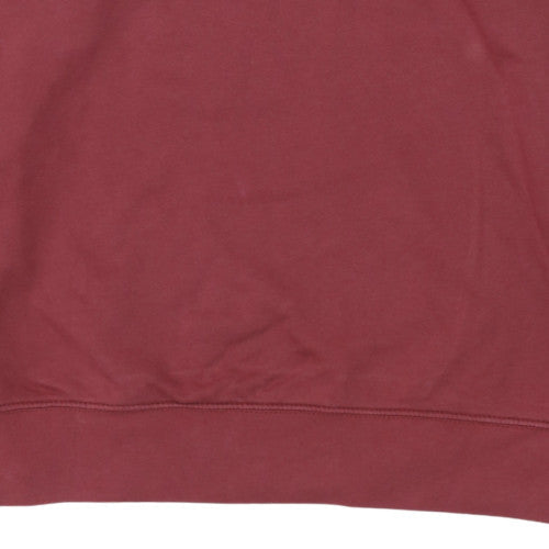 Womens UK Size L Nike Red Pullover Sweatshirt