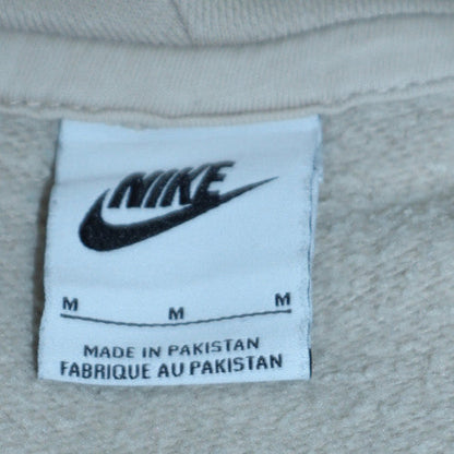 Womens UK Size M Nike Beige Pullover Hoodie