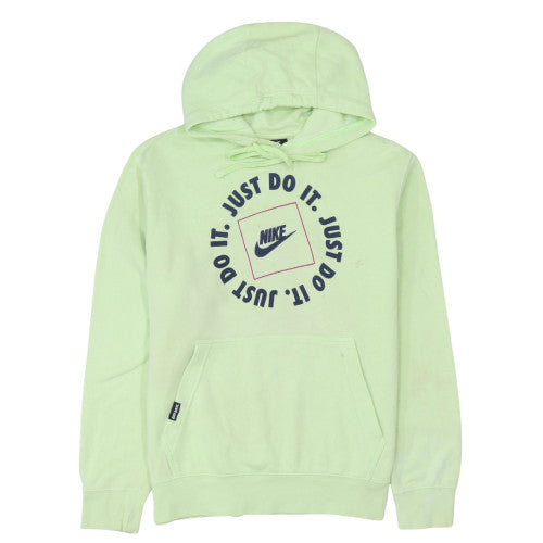 Womens UK Size M Nike Green Pullover Hoodie