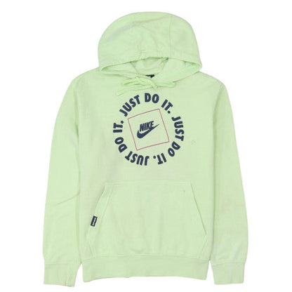 Womens UK Size M Nike Green Pullover Hoodie