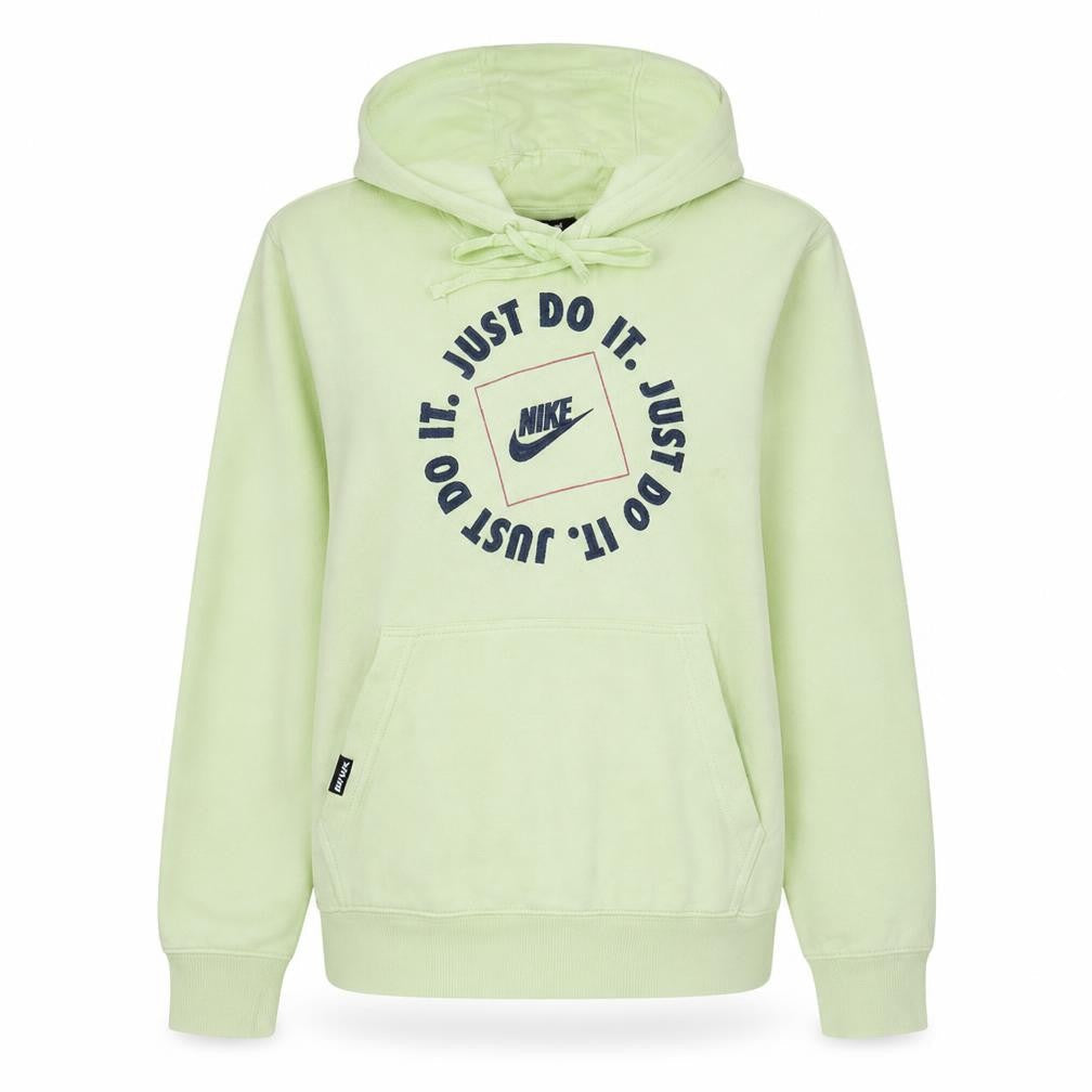Womens UK Size M Nike Green Pullover Hoodie