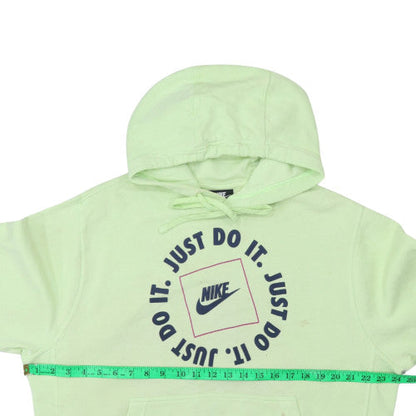 Womens UK Size M Nike Green Pullover Hoodie