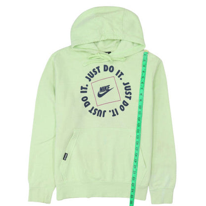 Womens UK Size M Nike Green Pullover Hoodie