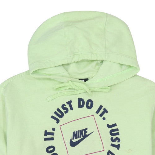 Womens UK Size M Nike Green Pullover Hoodie