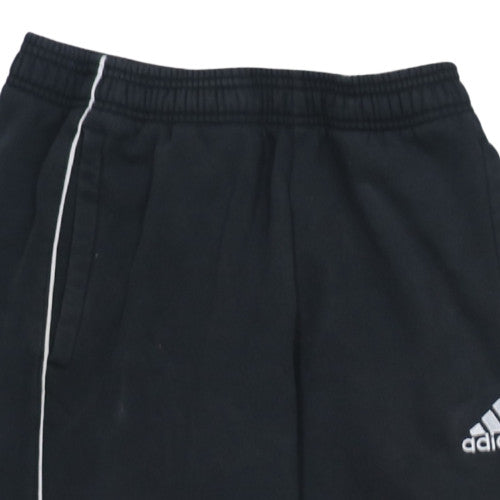 Mens UK Size S Adidas Regular Fit Sweatpants Black Trousers