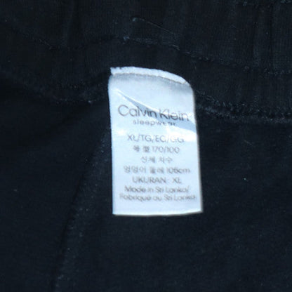 Calvin Klein Men's Black XL Jogger Trousers with Elastic Waistband