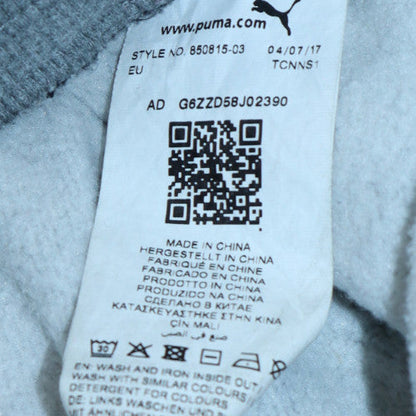 Puma Men's Grey Fleece Sweatpants L Casual Joggers