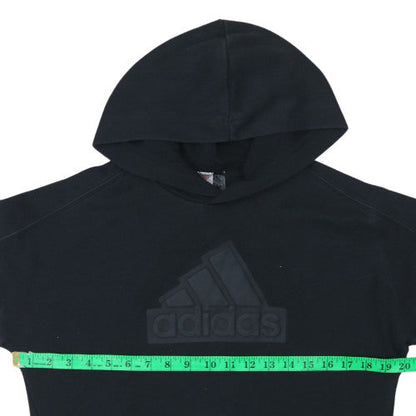 Adidas Girls Black Pullover Hoodie 12 Years Fleece Sportswear