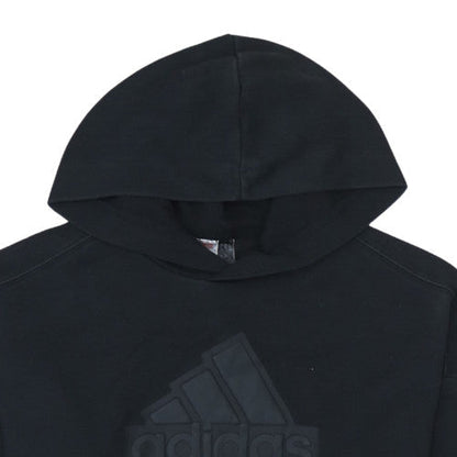 Adidas Girls Black Pullover Hoodie 12 Years Fleece Sportswear