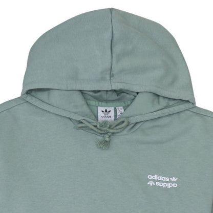 Womens UK Size M Adidas Green Pullover Hoodie