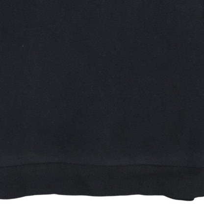 Napapijri Boys Black Pullover Hoodie 16 Years Fleece Lined Logo Top