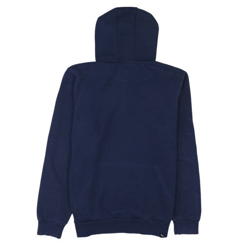 Mens UK Size M Puma Blue Pullover Hoodie