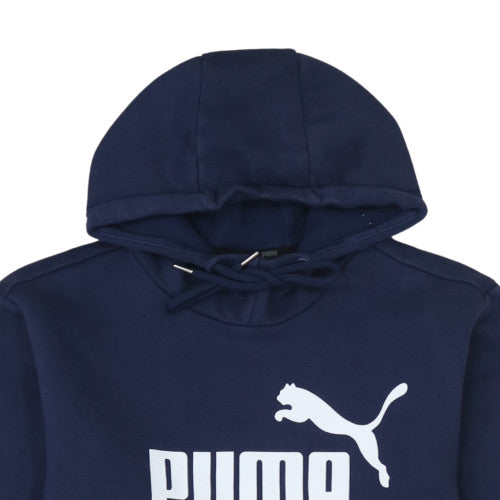 Mens UK Size M Puma Blue Pullover Hoodie
