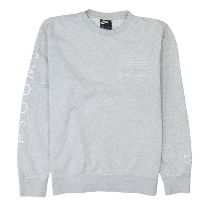 Womens UK Size S Nike Grey Pullover Sweatshirt