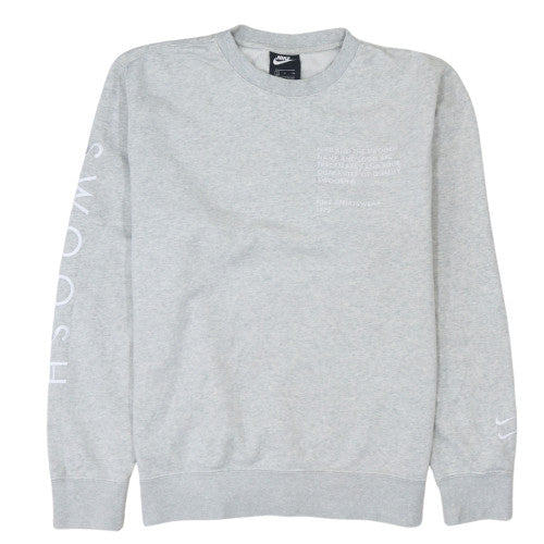 Womens UK Size S Nike Grey Pullover Sweatshirt