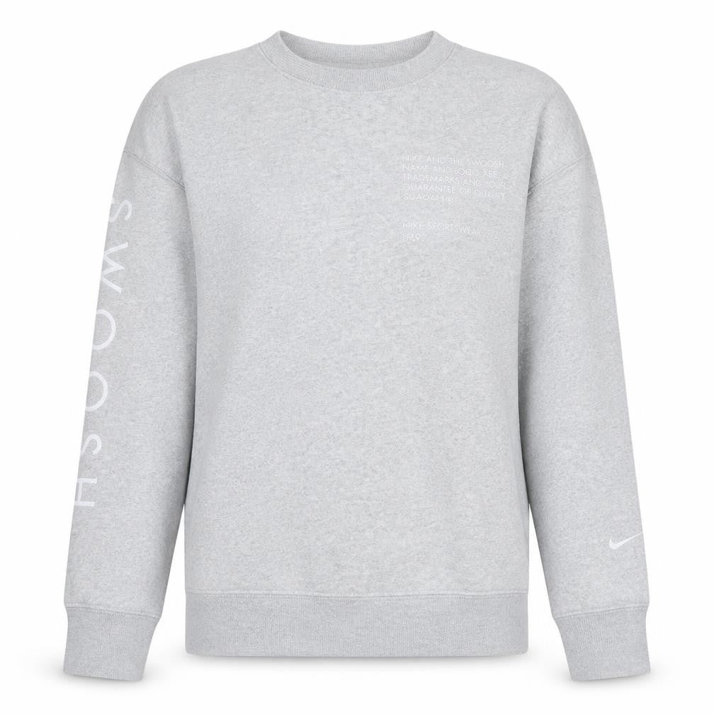 Womens UK Size S Nike Grey Pullover Sweatshirt